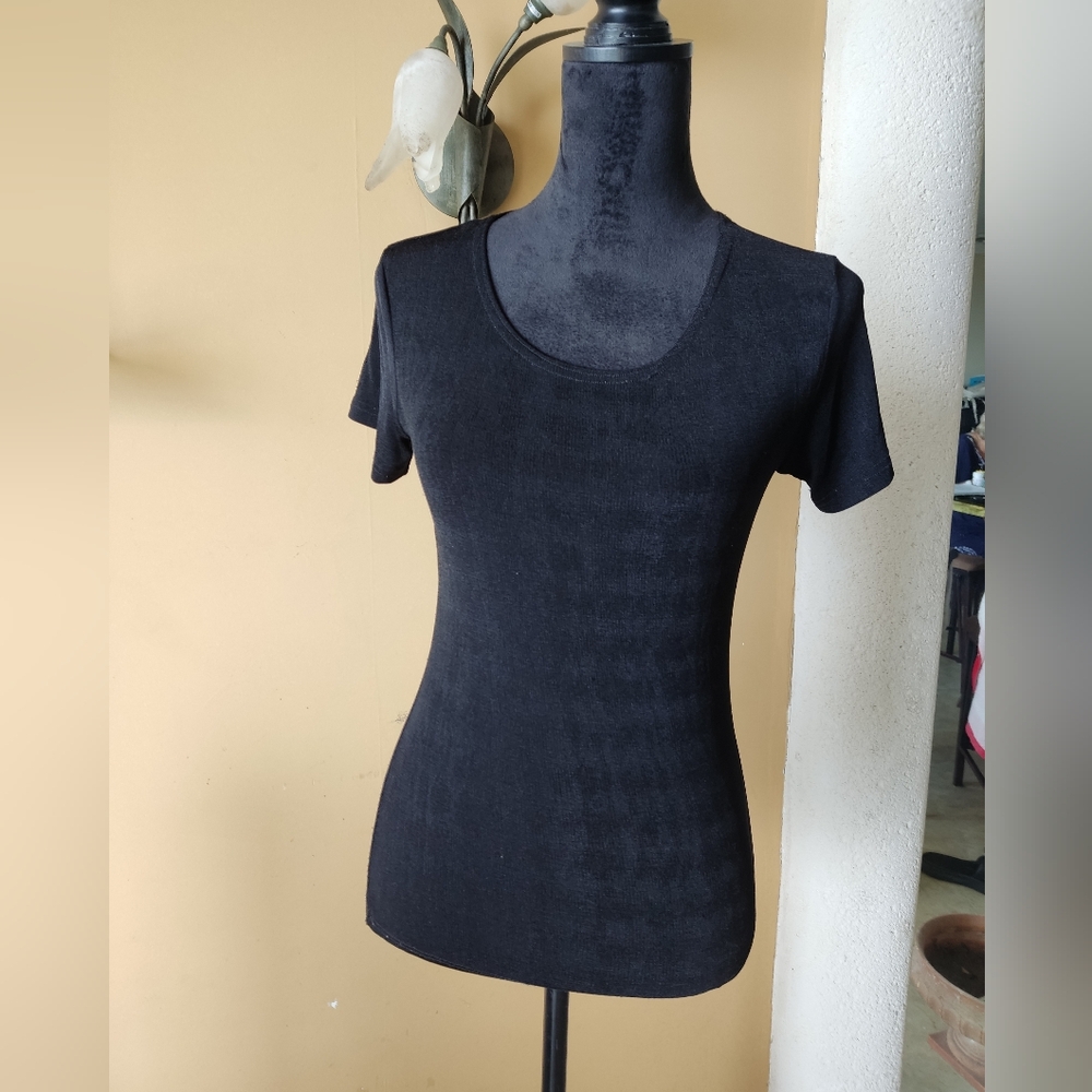 Vintage 90s Joule Classic Black Women's Top